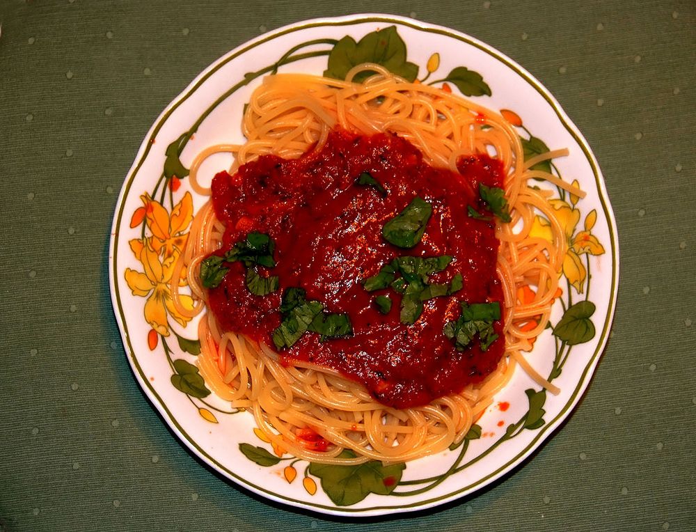 Das Beste an meinen Spaghetti ...