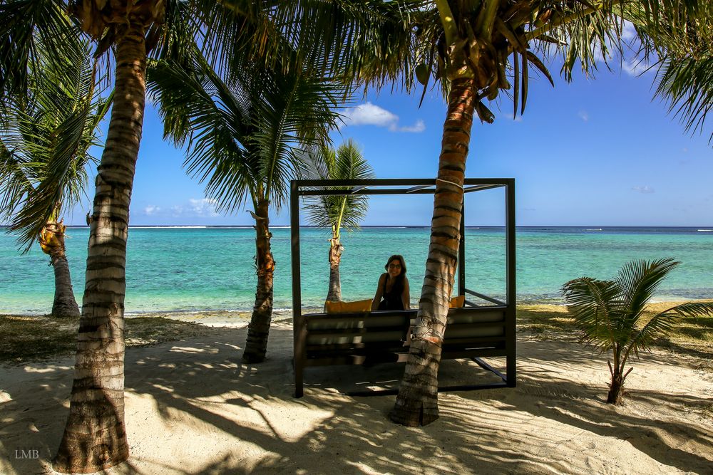 Das Bett am Strand