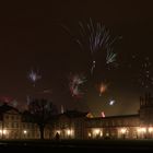 Das Biebricher Schloss im Silvesterfeuerwerk