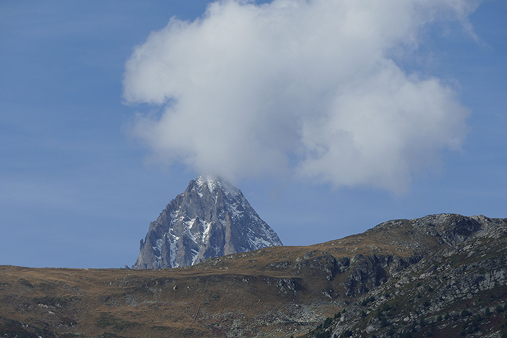 Das Bietschhorn im Wallis