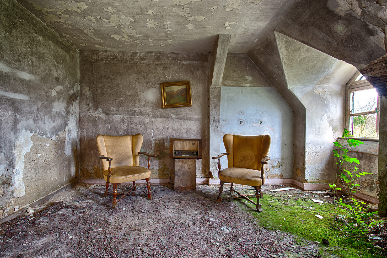 Das Bild hängt schief Foto &amp; Bild marodes, lost places, hdr Bilder