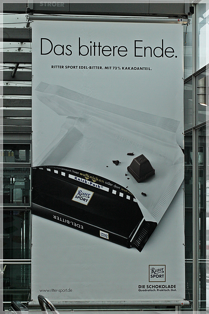 Das Bittere Ende Foto Bild Sonstiges Werbe Und Produkt Fotografie Das Plakat Bilder Auf Fotocommunity