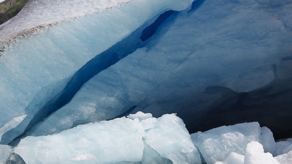 Das Blau der Gletscher