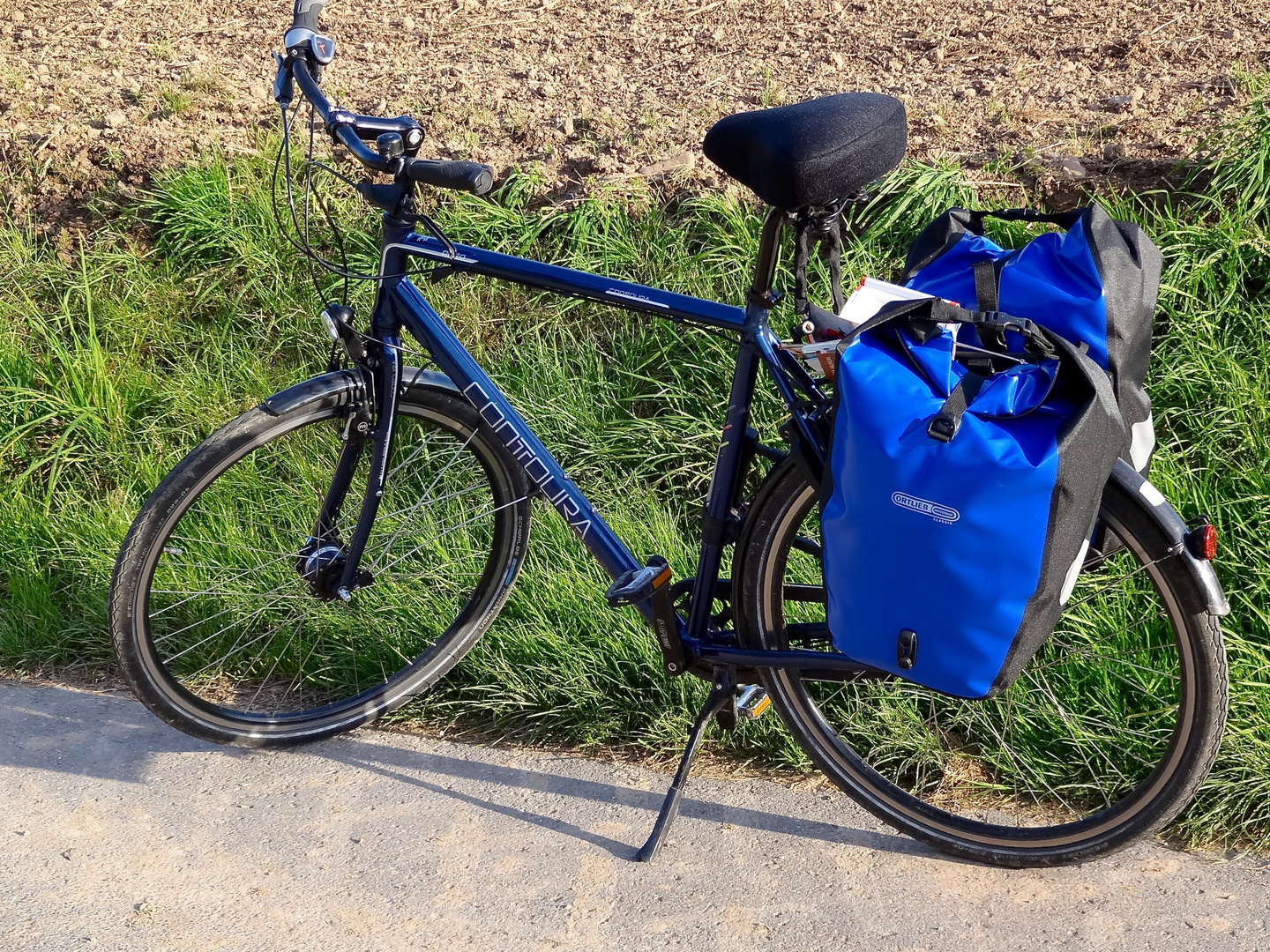 Das blaue Fahrrad