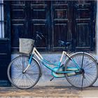 Das blaue Fahrrad