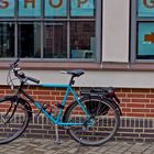 Das blaue Fahrrad