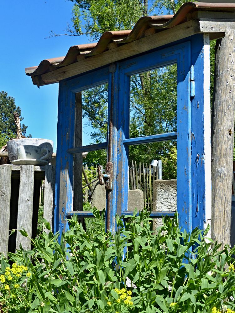 das blaue Fenster Foto & Bild blau, fenster, architektur