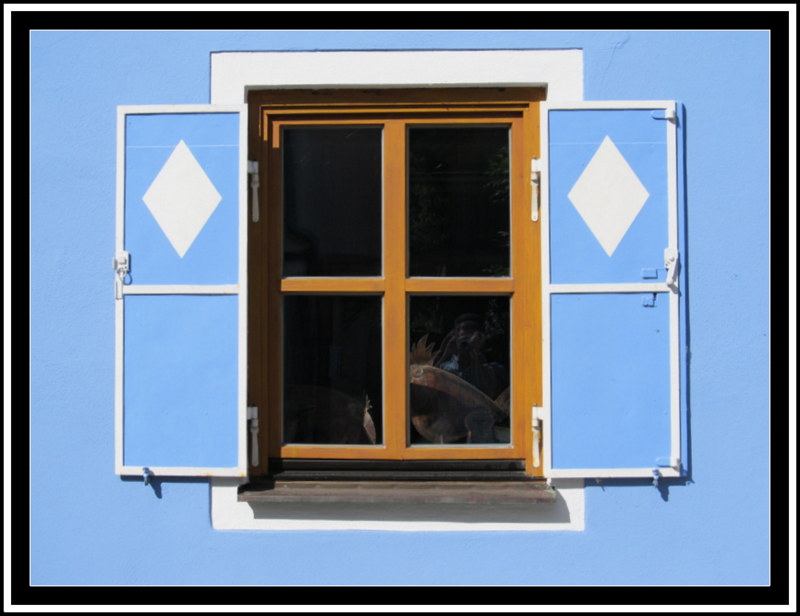 Das &quot; Blaue Fenster&quot; Foto &amp; Bild architektur, fenster