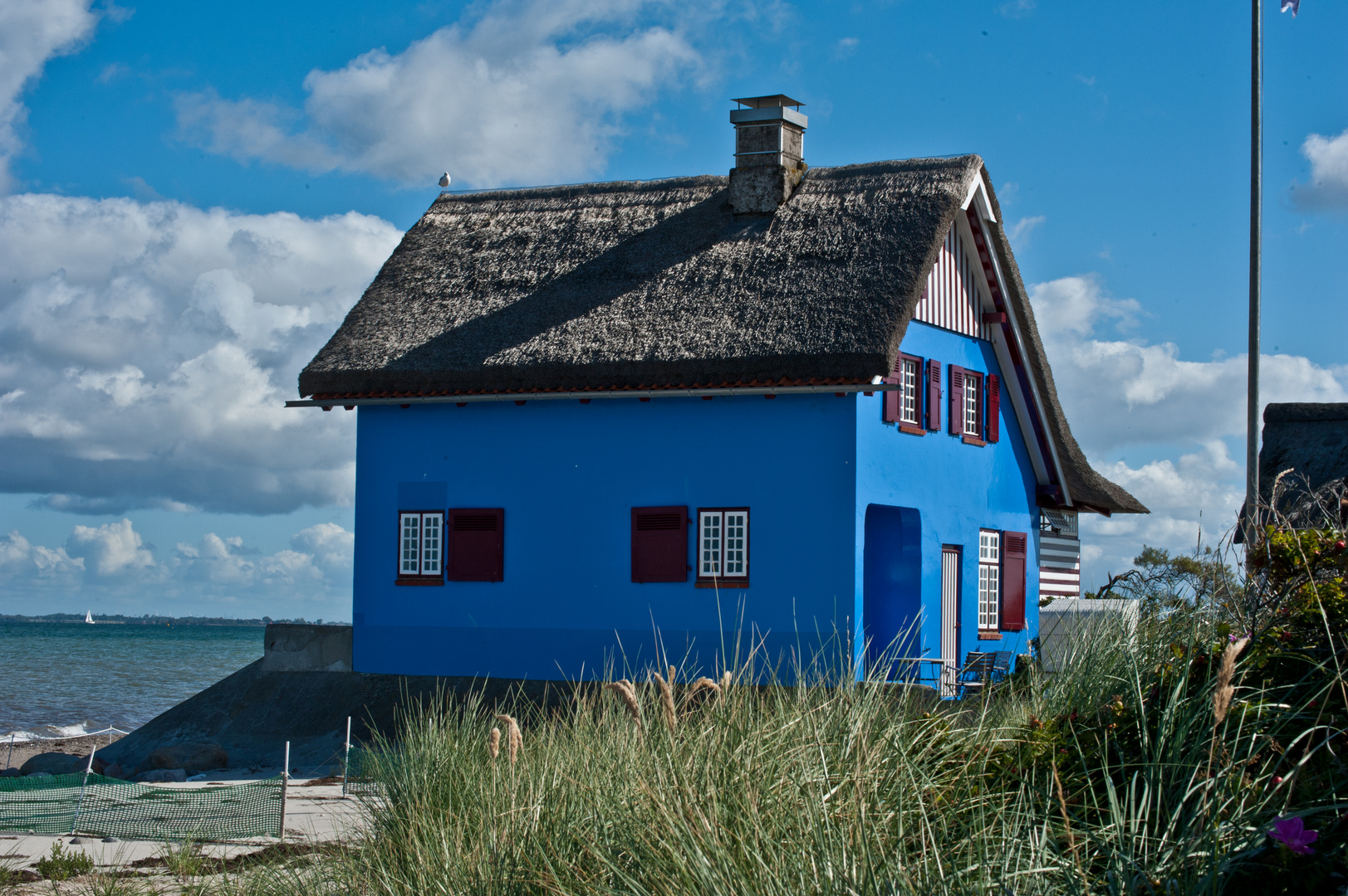 Das blaue Haus auf Graswarder