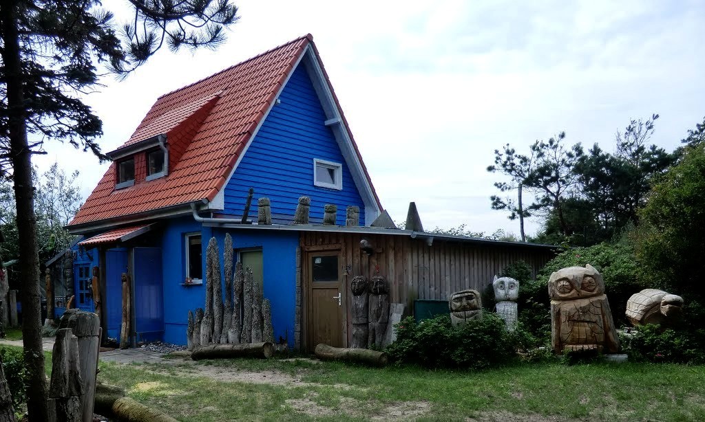 Das blaue Haus -  Dierhagen a. d. Darß