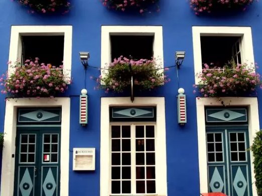 Das blaue Haus in Münster