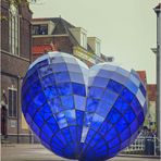Das blaue Herz von Delft, Holland