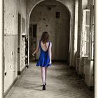 das blaue Kleid