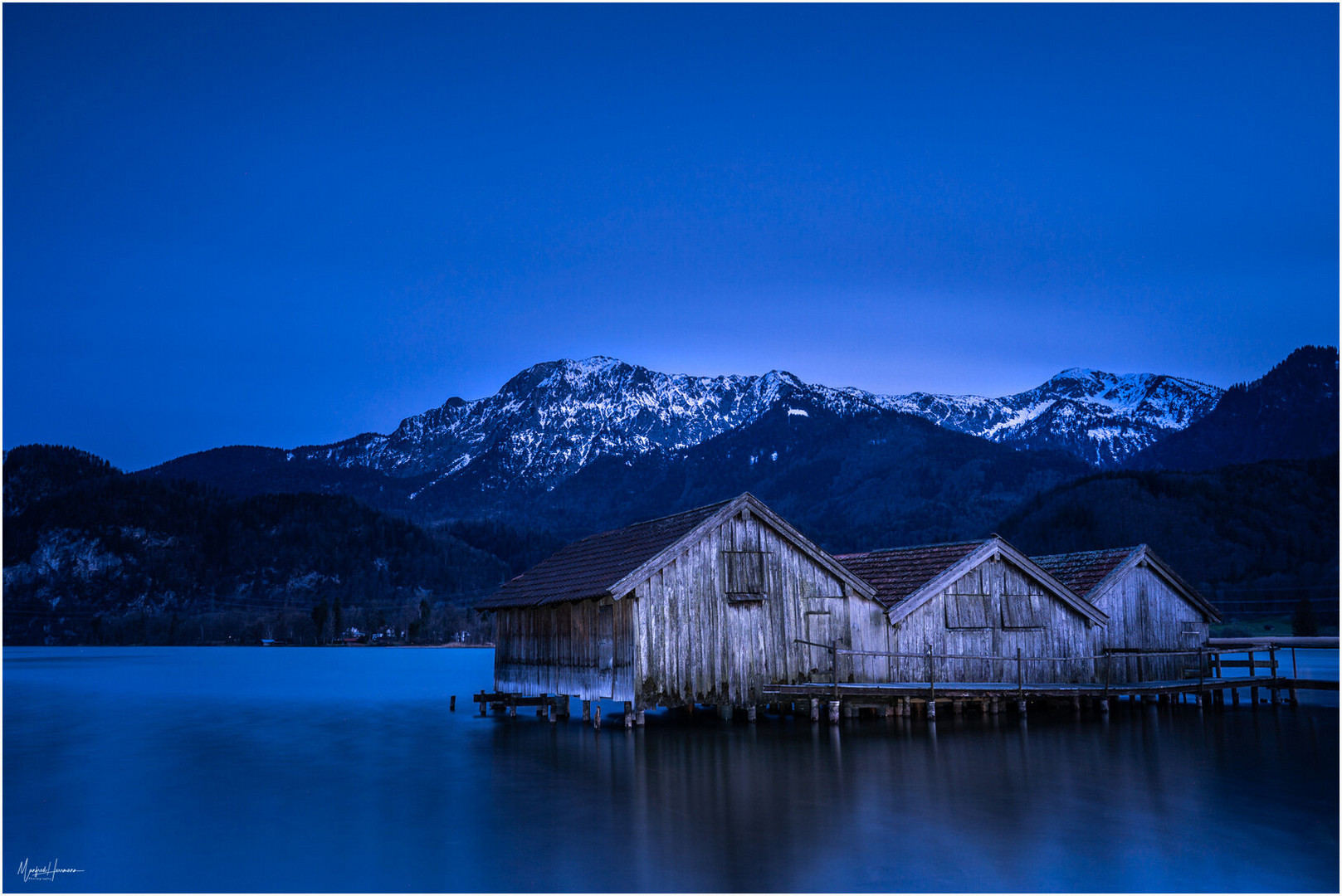 Das Blaue Land in der Blauen Stunde