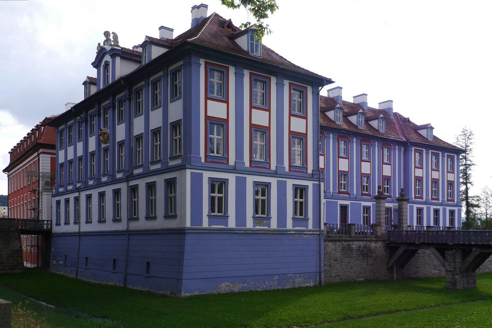 das blaue Schloss in Obernzenn Foto & Bild park, spezial, schloss