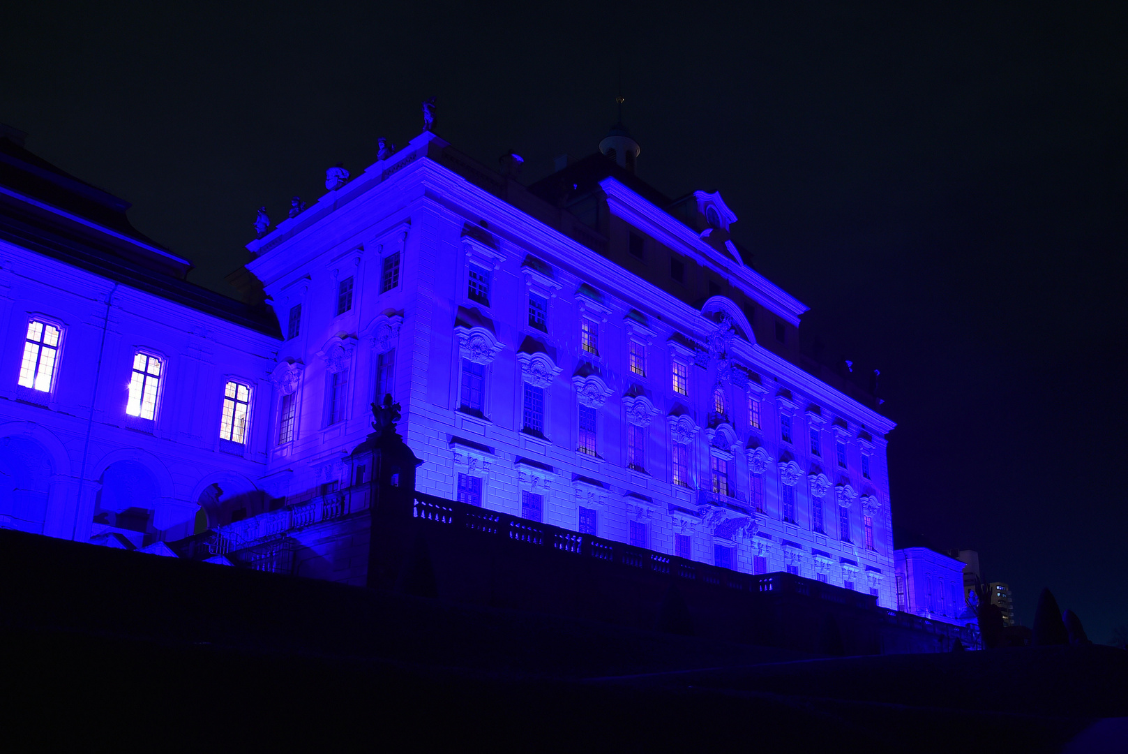 Das blaue Schloss - Nordseite