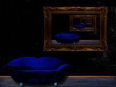 Das blaue Sofa