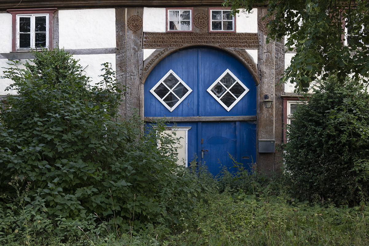 Das blaue Tor in Blankenau