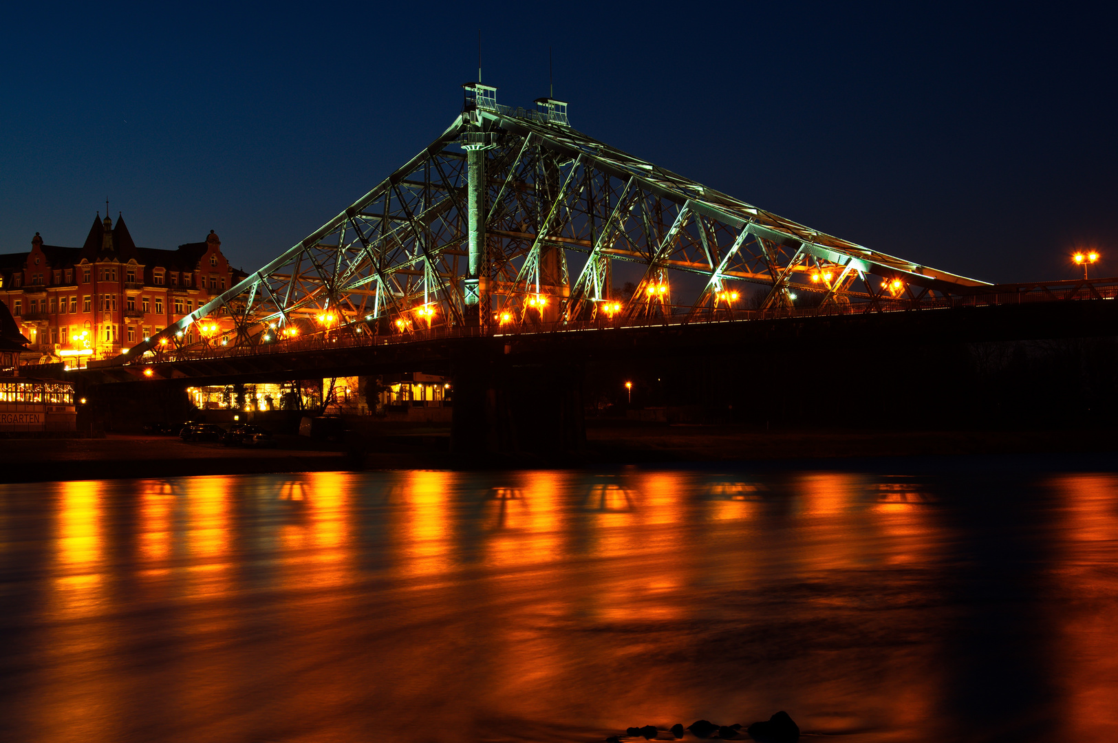 Das blaue Wunder in Dresden