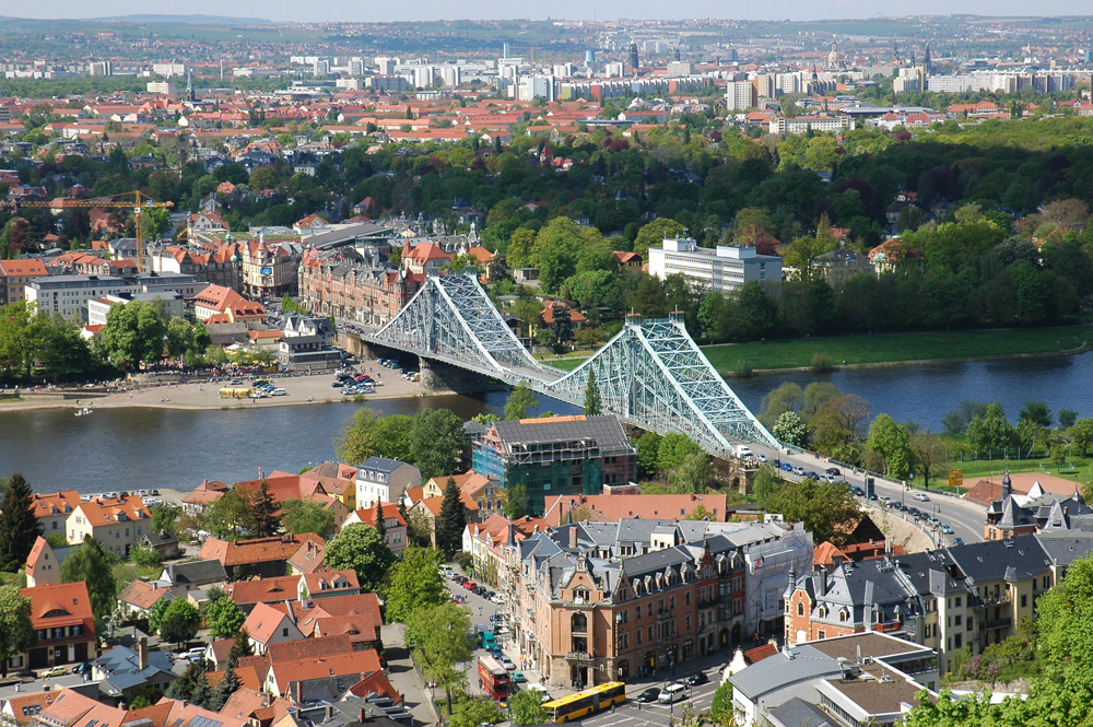 Das Blaue Wunder in Dresden