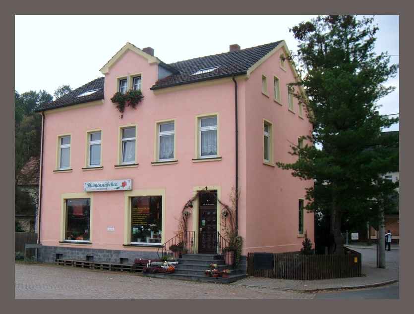 Das Blumenstübchen in Thurm - Sachsen - Deutschland.