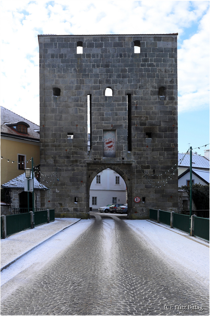 Das Böhmertor von Freistadt (Oberösterreich)