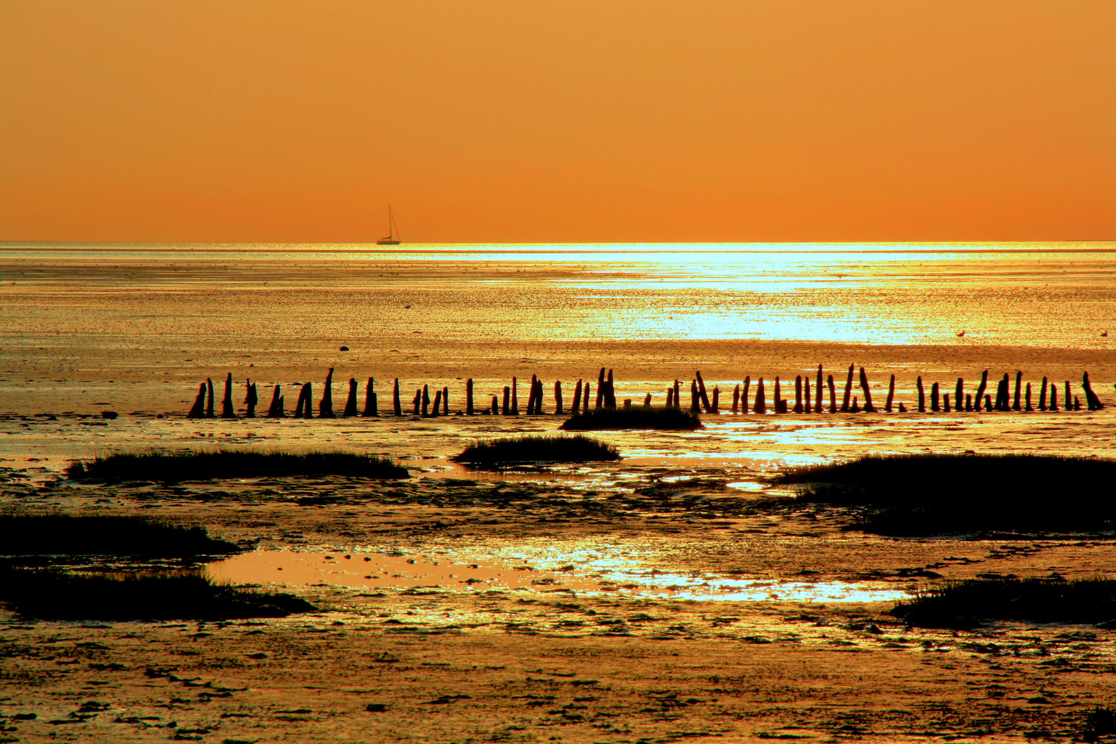 Das Boot am Horizont