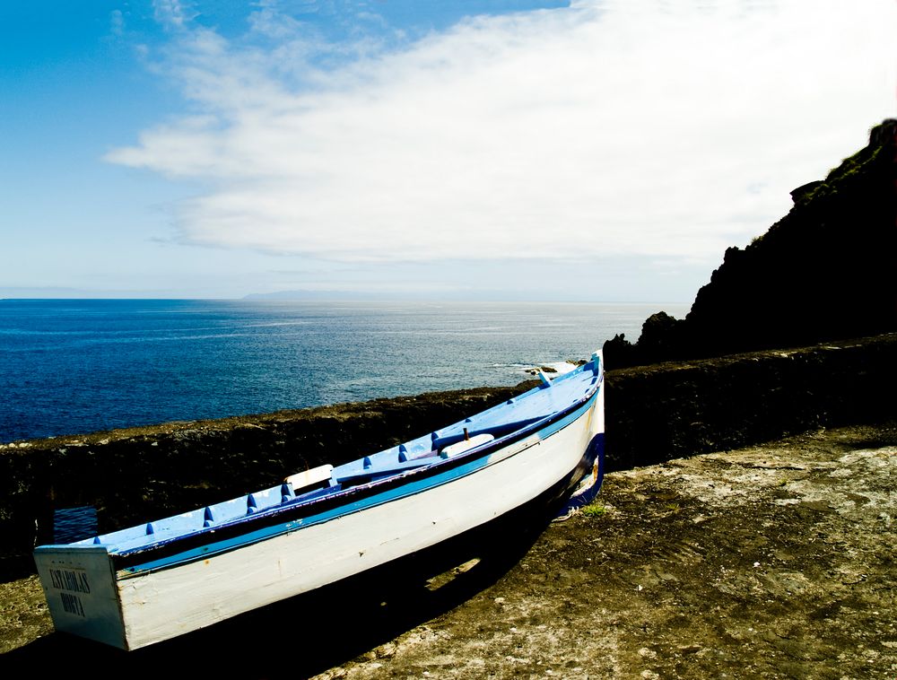 Das Boot am Meer