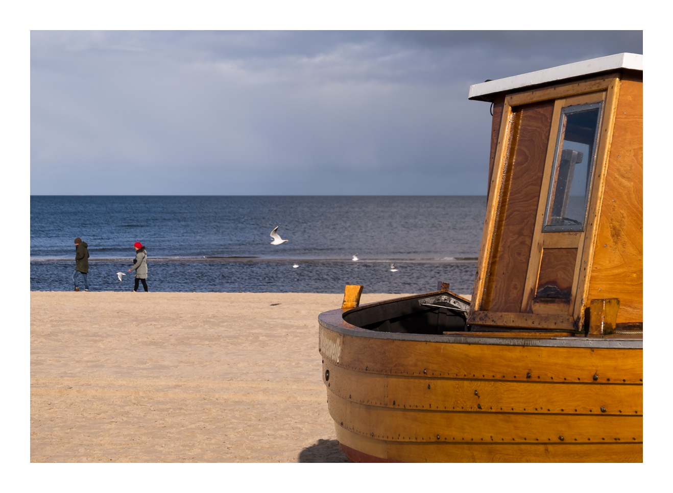 das Boot am Strand 