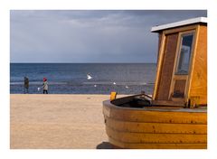 das Boot am Strand 