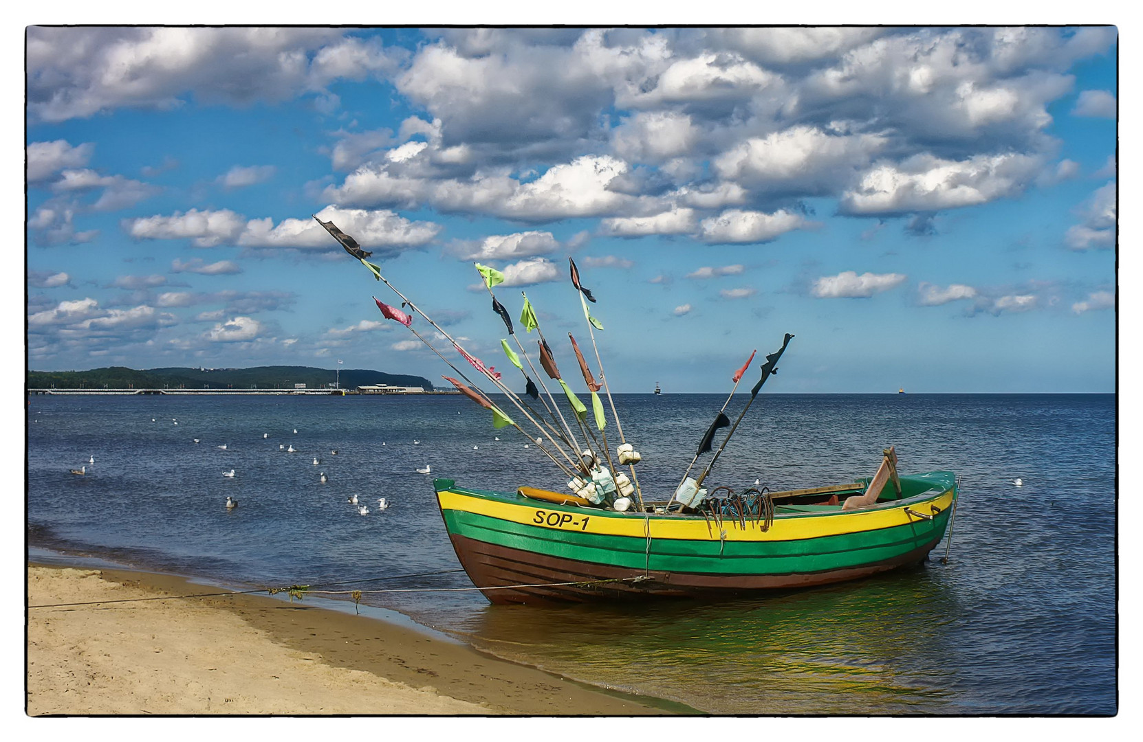 Das Boot am Strand