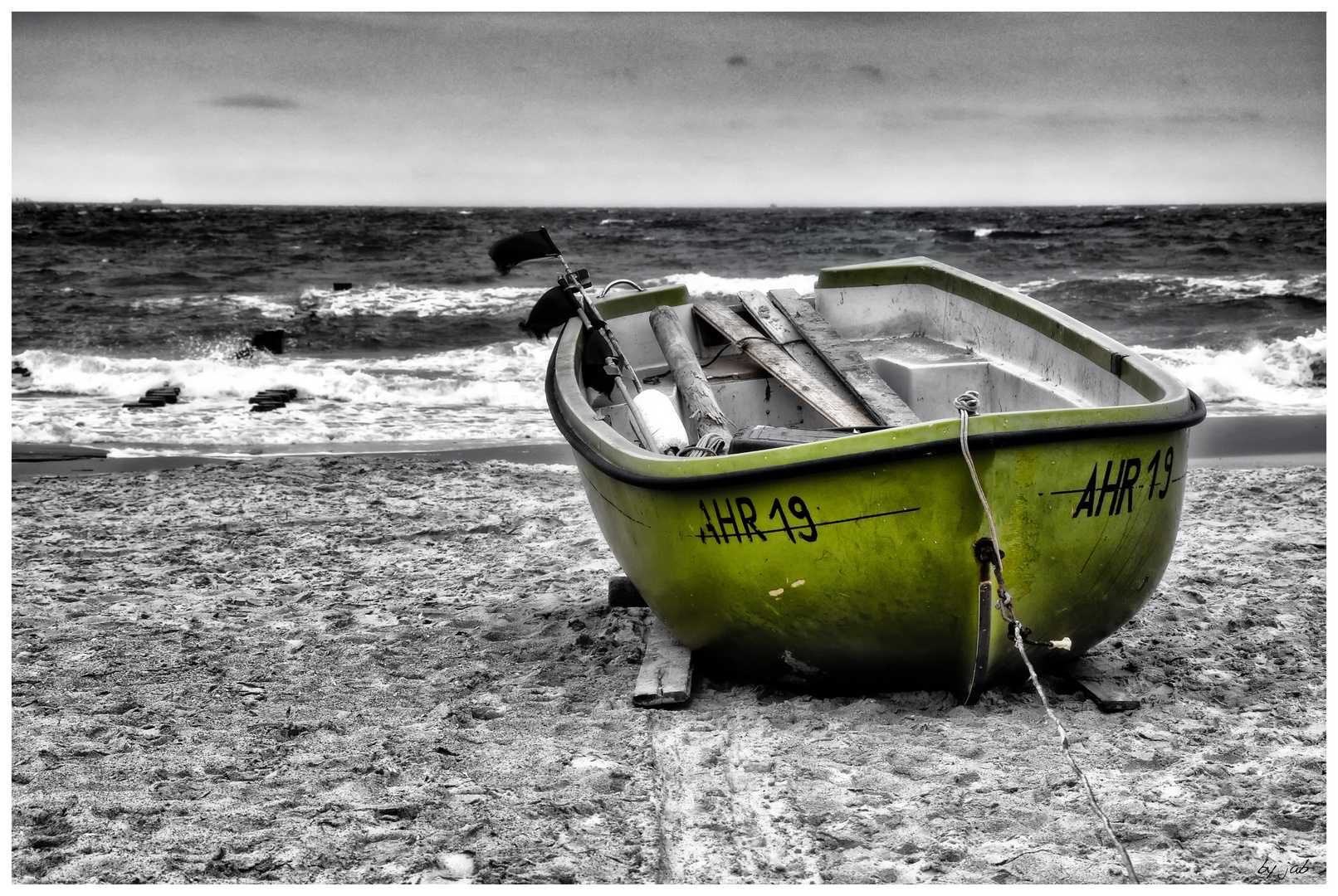 Das Boot am Strand