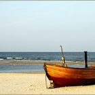 das Boot ... am Strand von Ahlbeck !