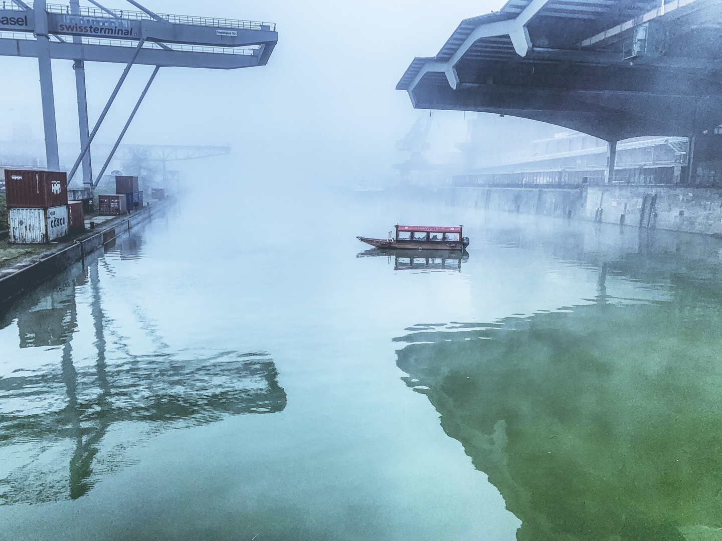 Das Boot im Nebel