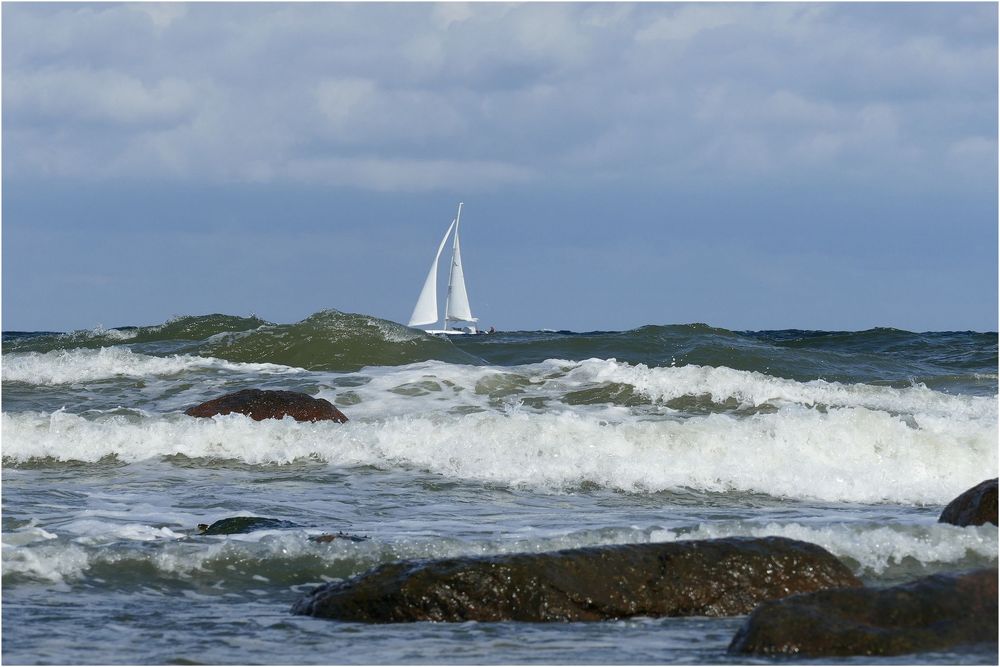 Das Boot im Sturm