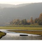 Das Boot mitten im Fluß