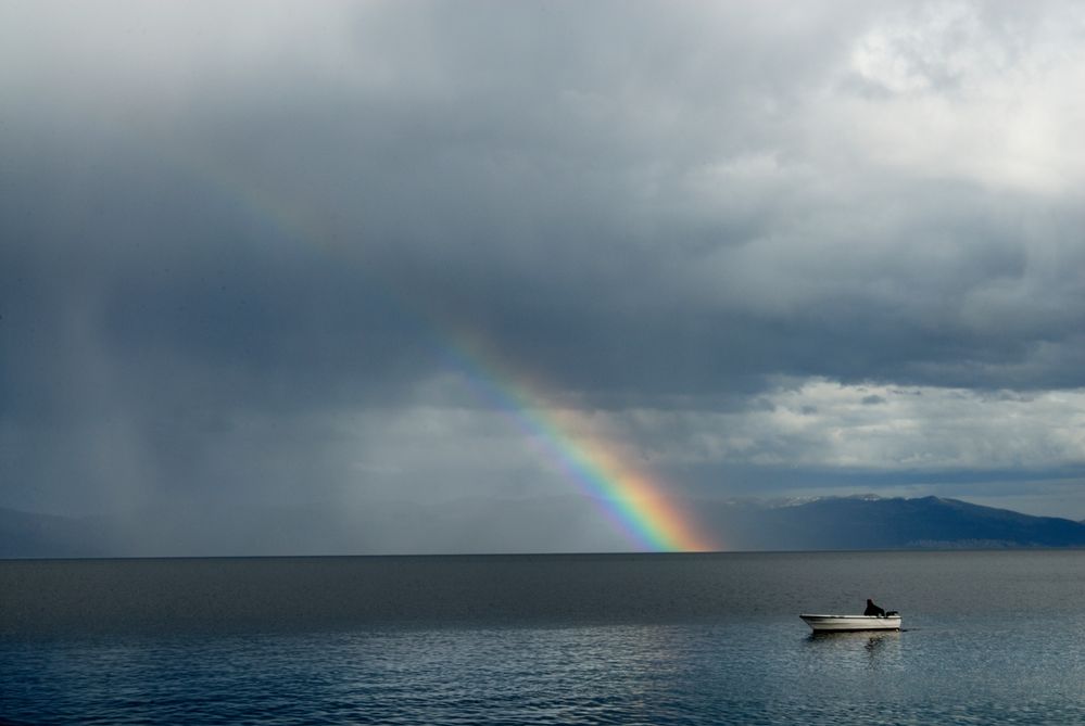 Das Boot und der Regenbogen 