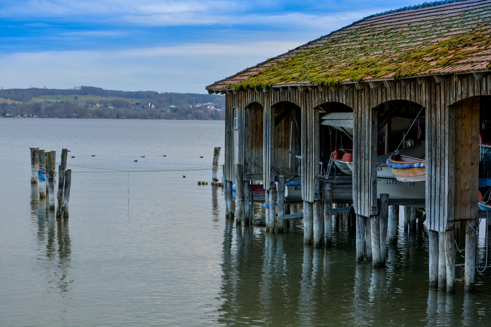 Das Bootshaus am Ammersee