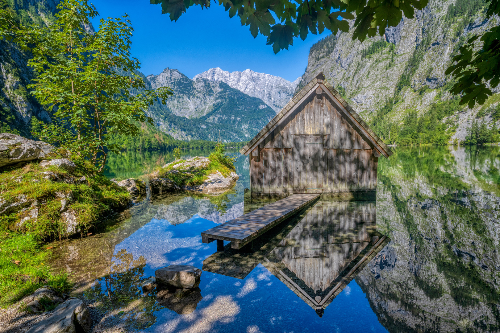 Das Bootshaus am Bergsee