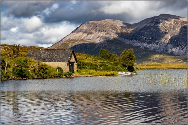 Das Bootshaus am Loch Stack