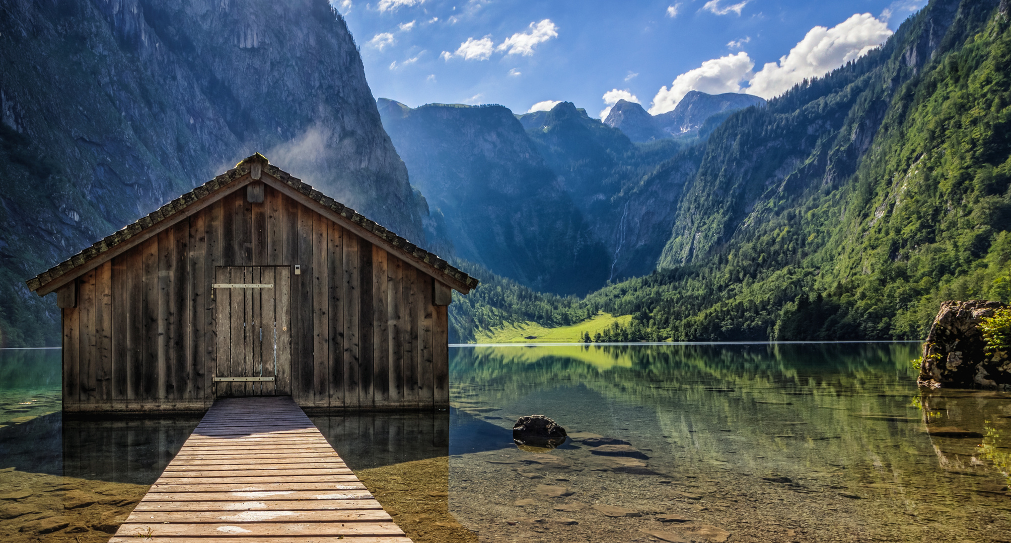 Das Bootshaus am Obersee