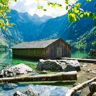 Das Bootshaus am Obersee im Berchdesgadener Land