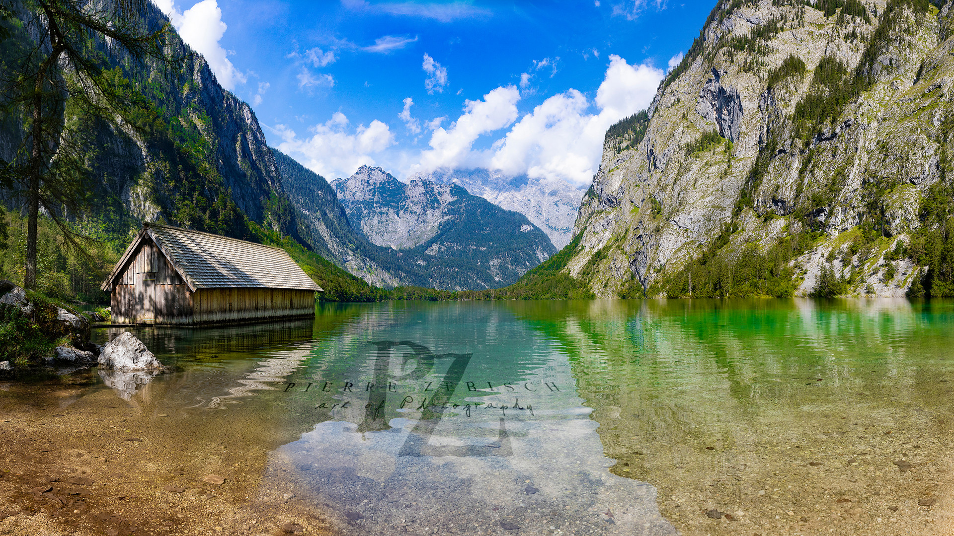 Das Bootshaus am See