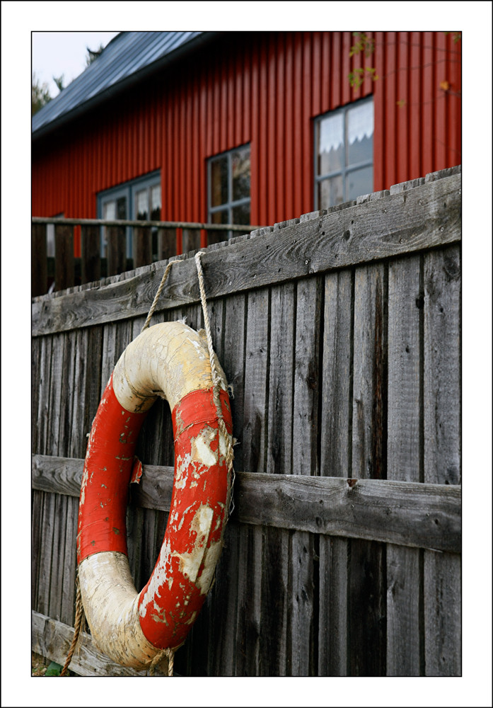 Das Bootshaus unten am See