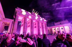 Das Brandenburger Tor am 8. November 2014