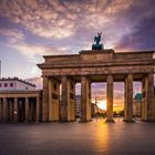 Das Brandenburger Tor am frühen Morgen