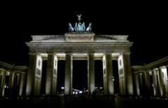 Das Brandenburger Tor bei Nacht