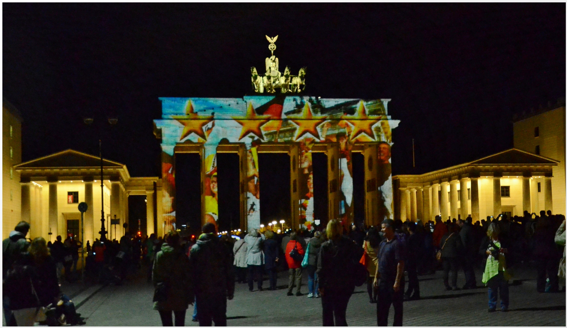 Das Brandenburger Tor- Festival of ligths, Berlin 2014