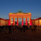 Das Brandenburger Tor zum Festival des Lichts