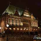 Das Bremer Rathaus bei Nacht